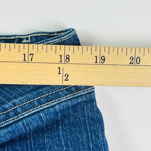 Riders by Lee Relaxed Tapered Womens Jeans Plus Size 18W M Stretch Dark Wash - Picture 7 of 10